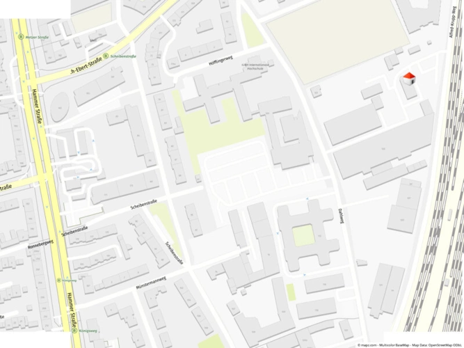 Lage im Stadtgebiet mikro