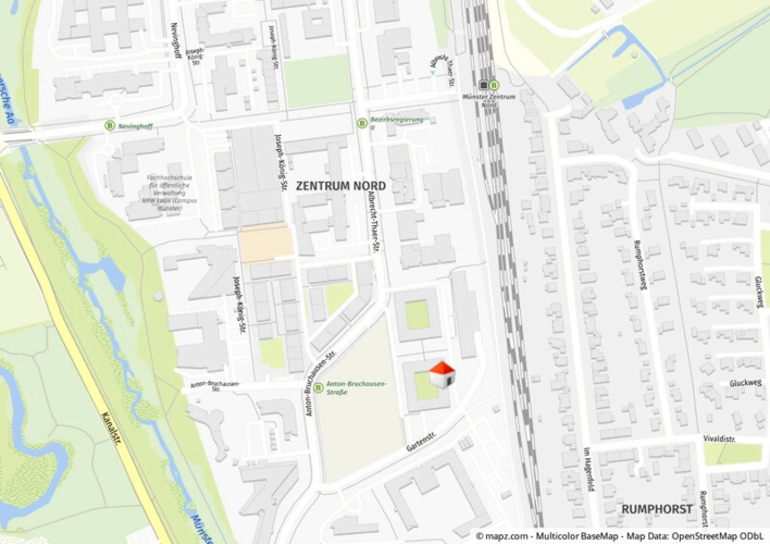 Lage im Stadtgebiet detailiert
