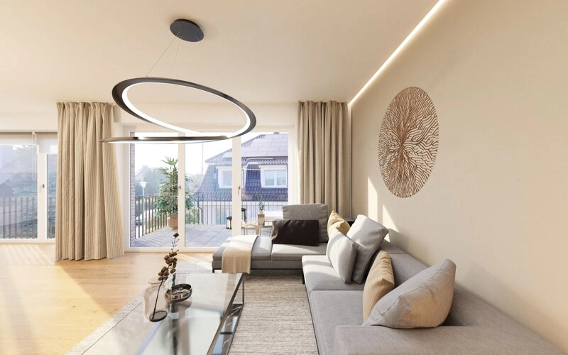 Dreizler Immobilien Munster - Wohnbereich Balkon