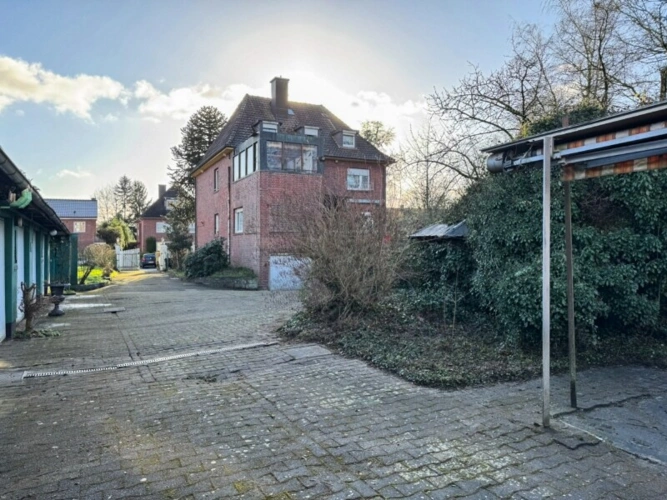 Blick aus dem Hinterhof