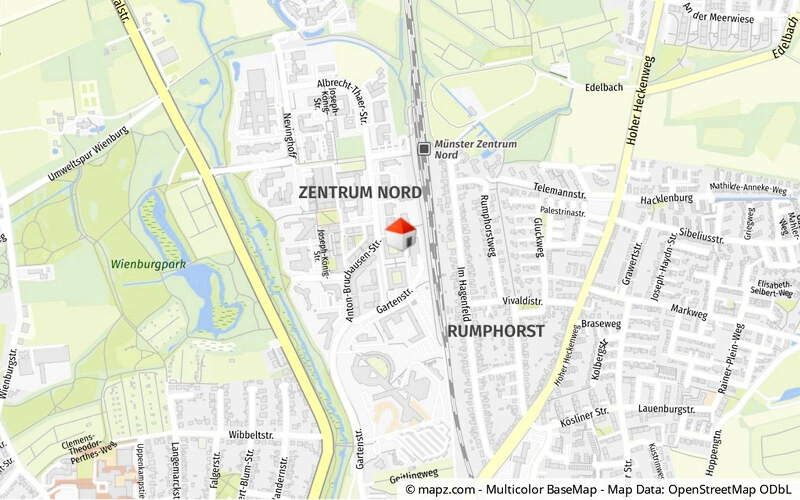 Lage im Stadtgebiet mikro