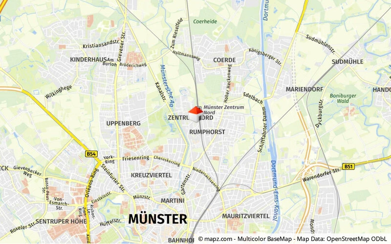 Lage im Stadtgebiet makro