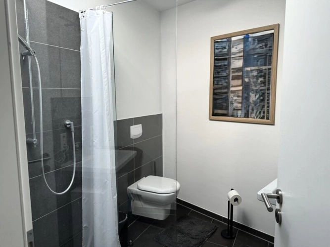 Teil des Badezimmers