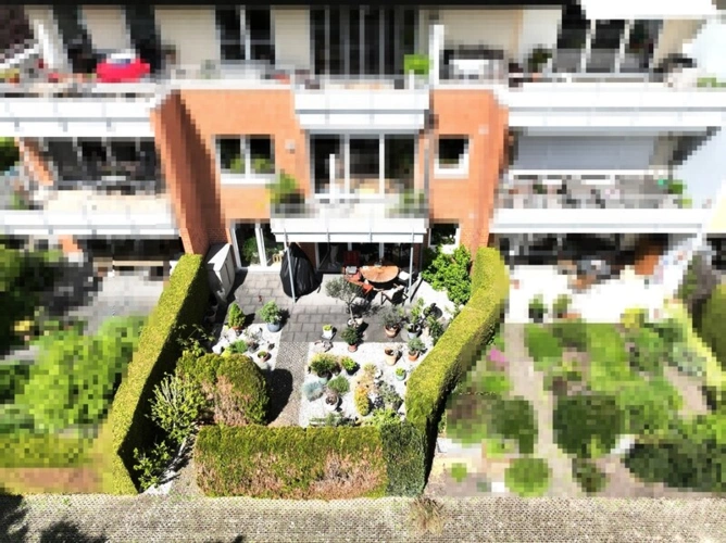 Drohne Garten