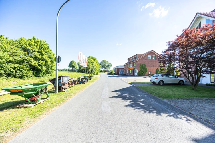 Blick zur Bundesstraße