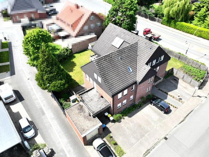 Seitenansicht Vogelperspektive