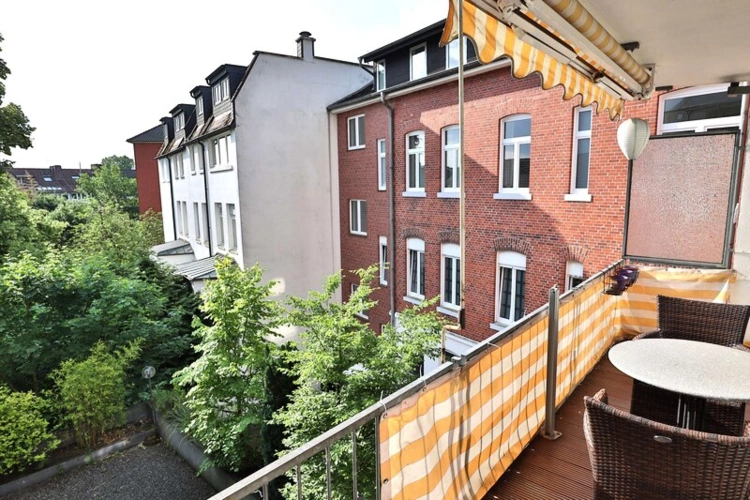 Grünblick Innenhof