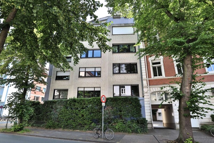 Seitenansicht Klinkerfassade