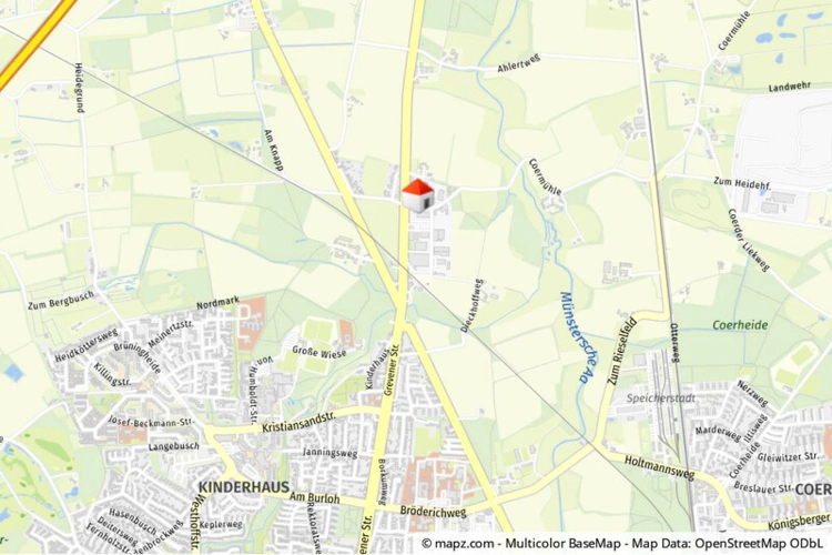 Lage im Stadtgebiet makro
