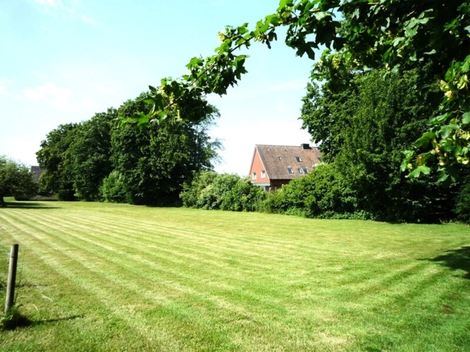 Wiese neben der Villa