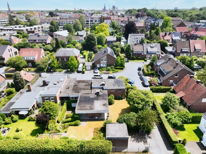 Vogelperspektive Stadtlage