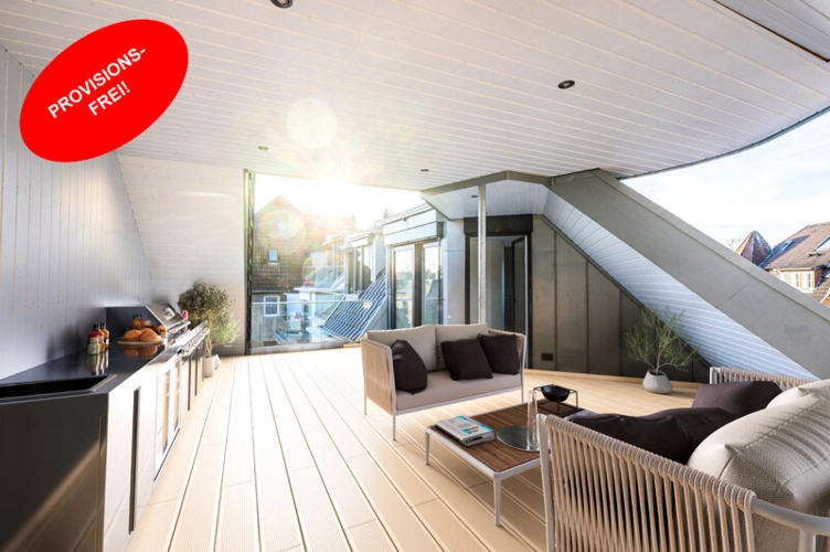 Dachterrasse - Homestaging