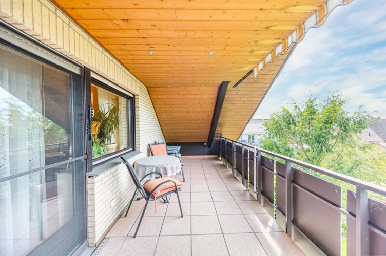Loggia mit Südausrichtung