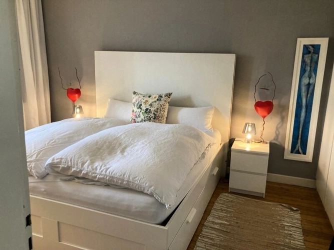 Aufgang mit alten Holzelementen