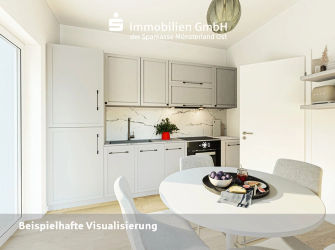 Küche und Esszimmer im Erdgeschoss