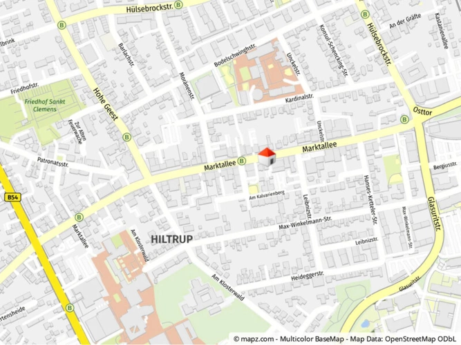 Lage im Stadtgebiet mikro