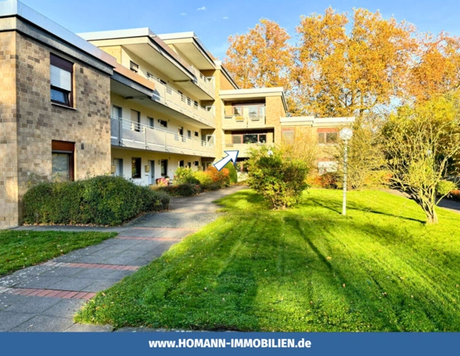 Blick zum Haus und zur Wohnung