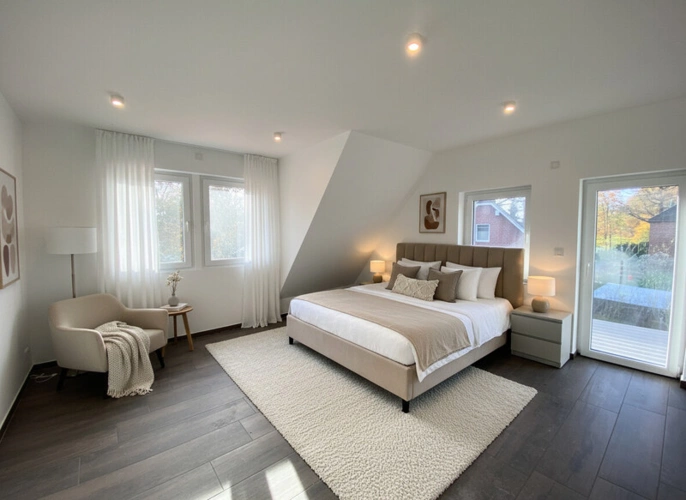 Schlafzimmer OG Vorschau Visualisierung