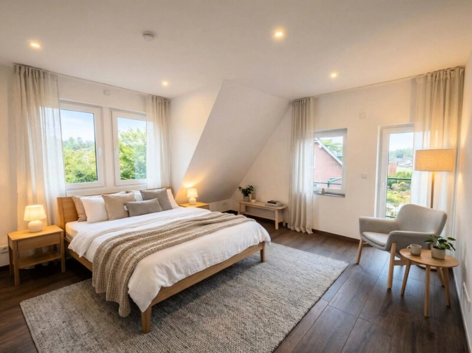 Schlafzimmer OG Visualisierung