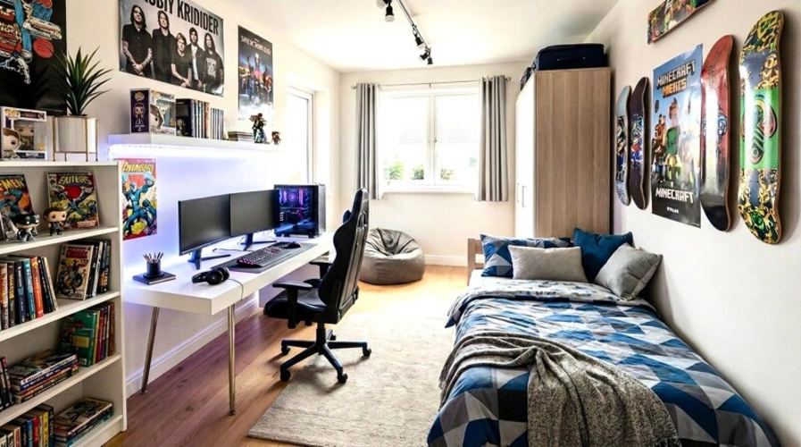 1 OG Kinderzimmer 1 visualisiert