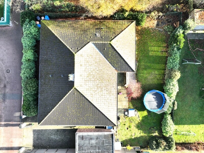 Vogelperspektive Dach