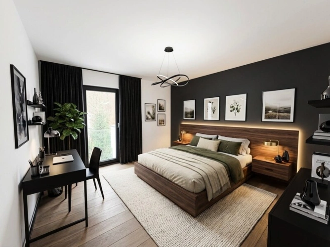 Schlafzimmer Visualisierung