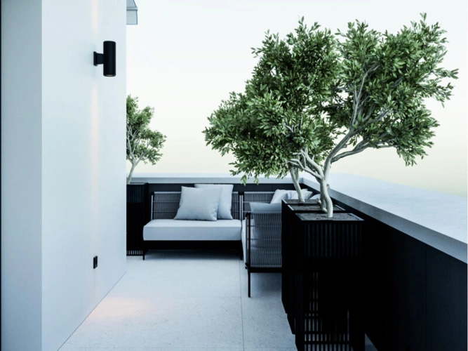 Balkon Visualisierung