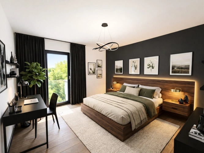 Schlafzimmer Visualisierung