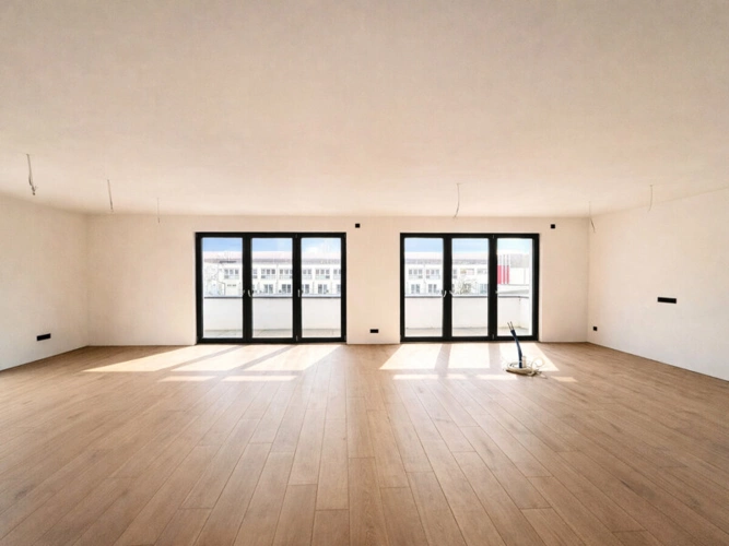 Offener Wohn- und Küchenbereich