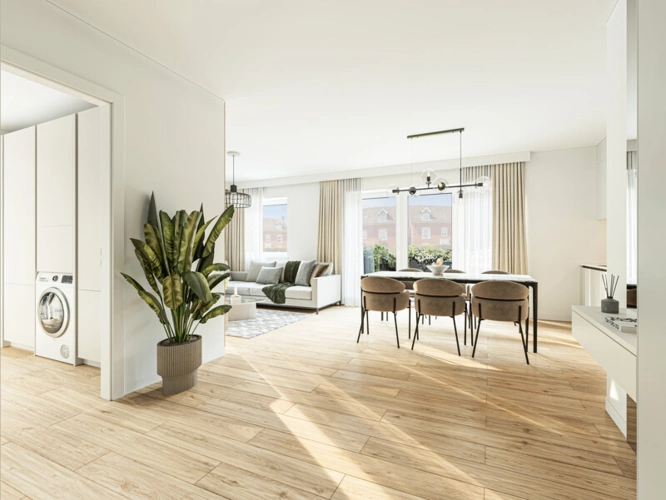 Visualisierung Wohnbereich - Beispielwohnung