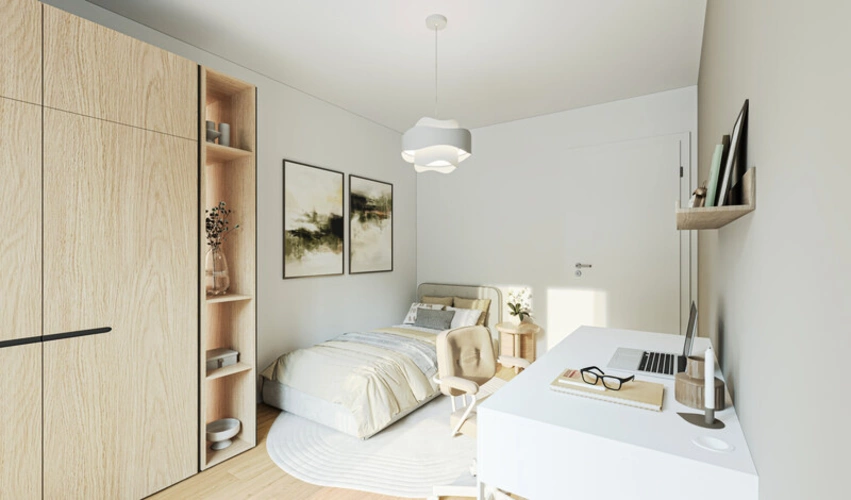 Visualisierung Gast / Kind - Beispielwohnung