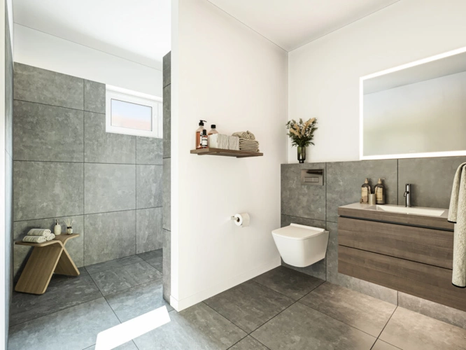 Visualisierung Badezimmer - Beispielwohnung