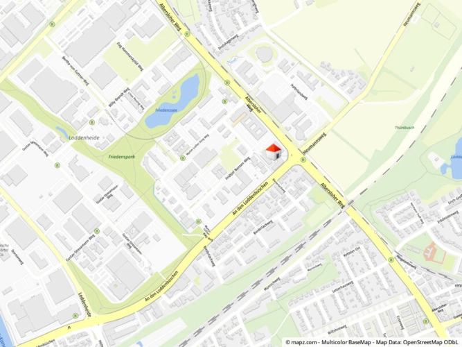 Lage im Stadtgebiet mikro