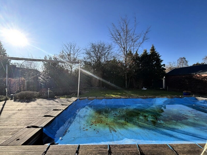 Pool in Winterpause