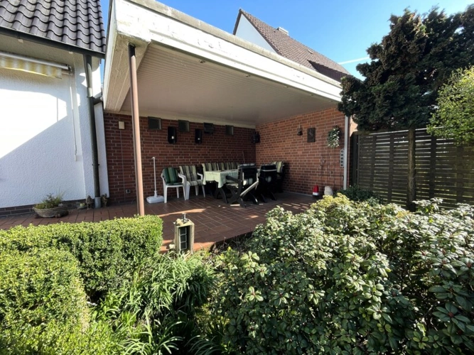 Überdachte Terrasse