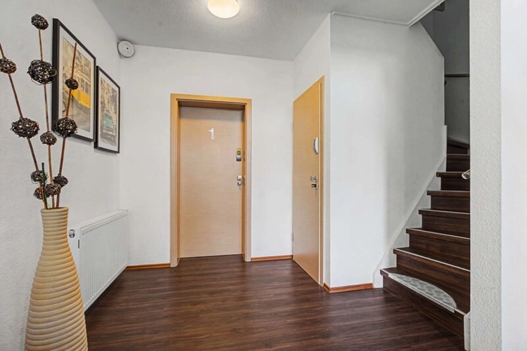 Eingangsbereich - Zugang zu den Apartments und Verbindung ins Obergeschoss