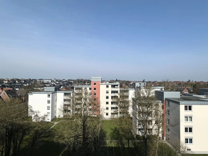 Blick vom Balkon