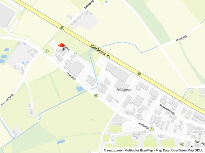 Lage im Stadtgebiet mikro