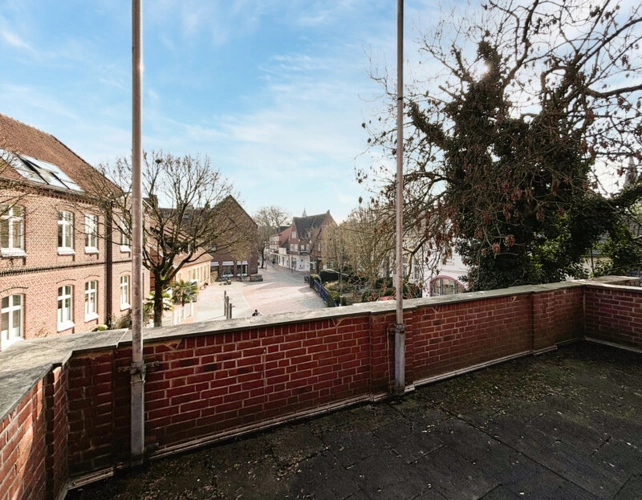 Balkon mit Blick Innenstadt