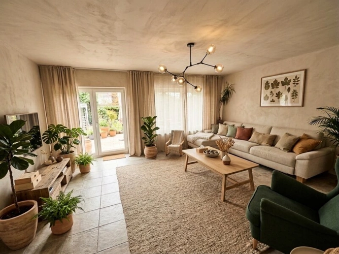 Wohnzimmer EG *Bild mit KI bearbeitet*
