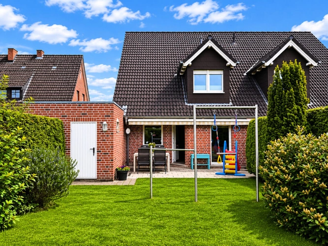 Hausansicht Gartenseite
