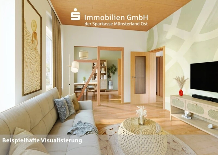 Wohn- und Essbereich im Obergeschoss