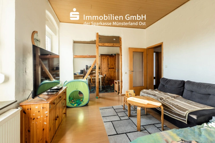 Wohn- und Essbereich im Obergeschoss