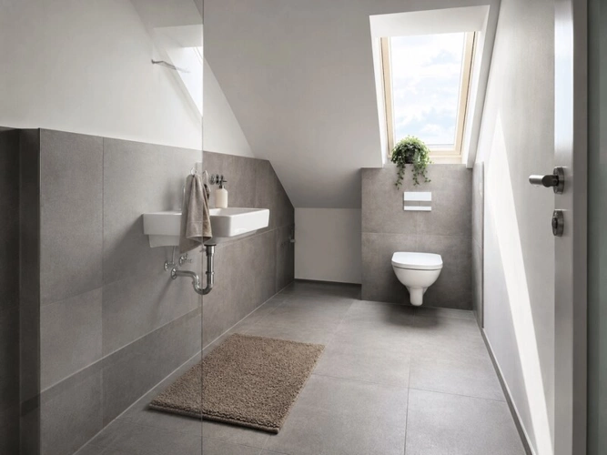 Badezimmer DG visualisiert