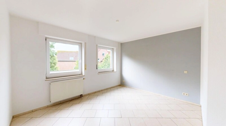 Blick ins Schlafzimmer