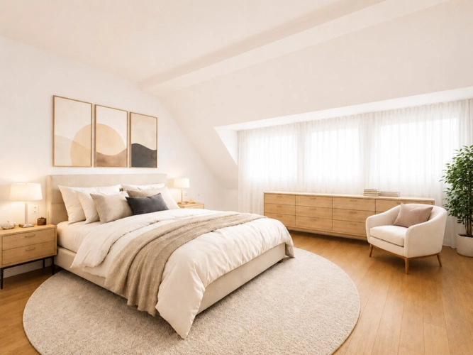 Schlafzimmer visualisiert