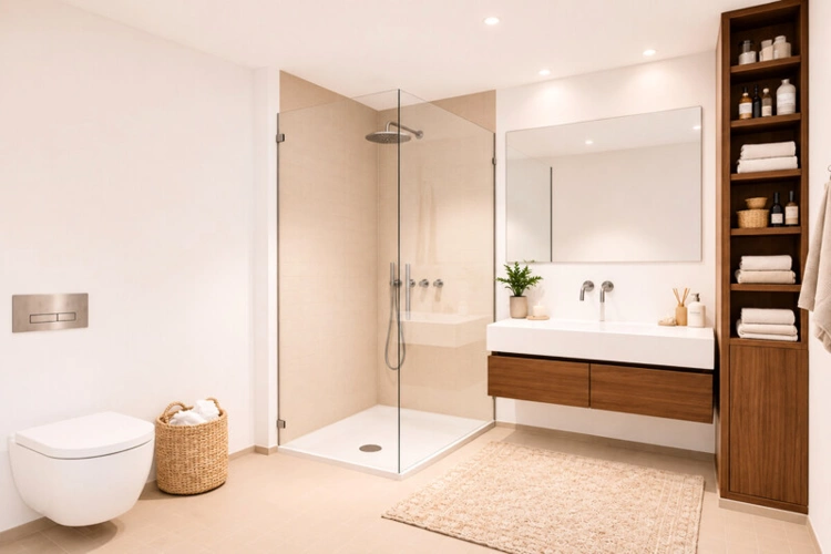 Badezimmer visualisiert