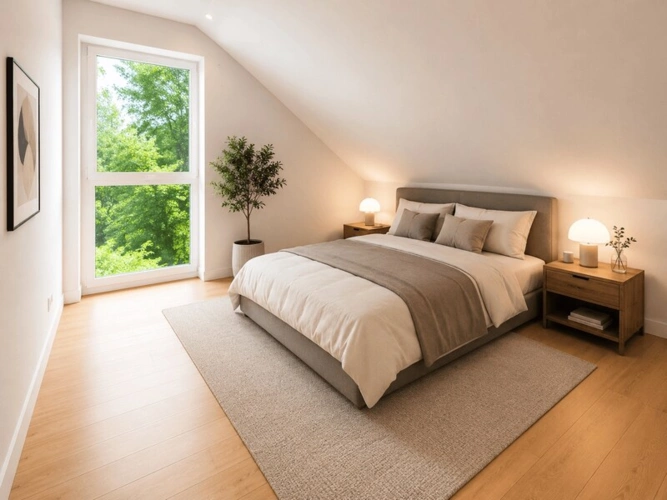 Schlafzimmer KI visualisiert