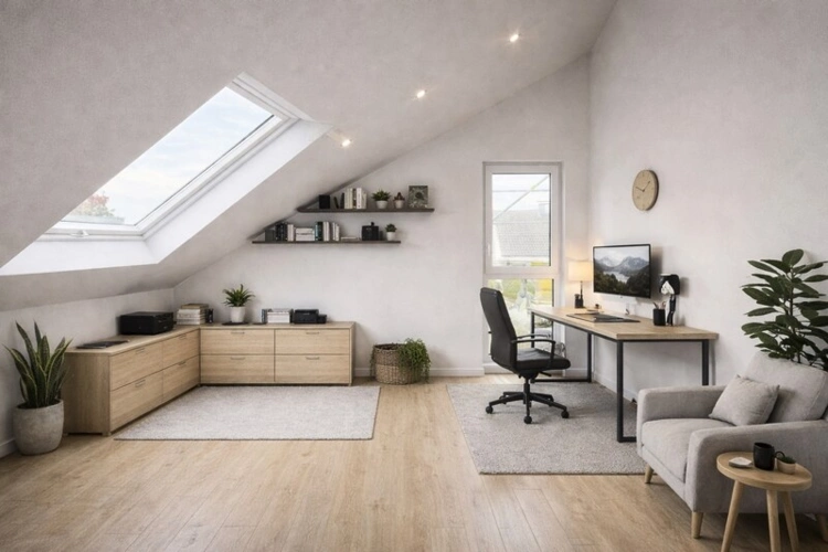 Arbeitszimmer DG KI visualisiert
