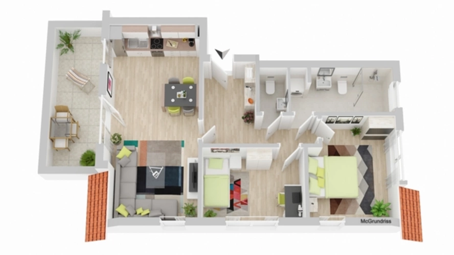 Grundriss ETW 1.06